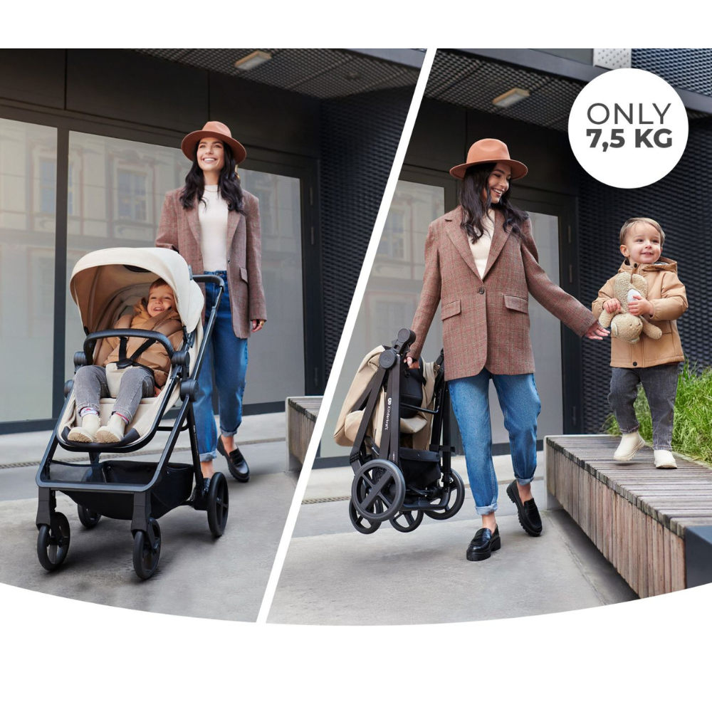 Carucior 3 in 1 Newly, Gri, Kinderkraft